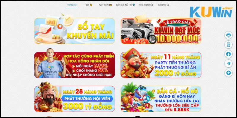Liên tục xuất hiện ưu đãi tại điểm cược